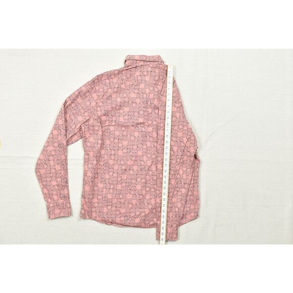 Michael Kors Pink Long Sleeve Slim Fit Button Down Shirt Men's Size L - Picture 5 of 8